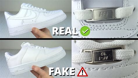 fake vs real nike air force 1|nike air force 1 authentication.